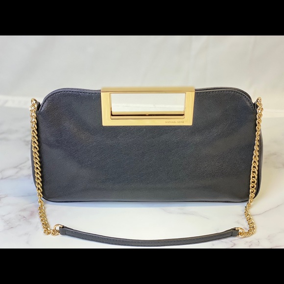 Michael Kors leather clutch. - Picture 3 of 6